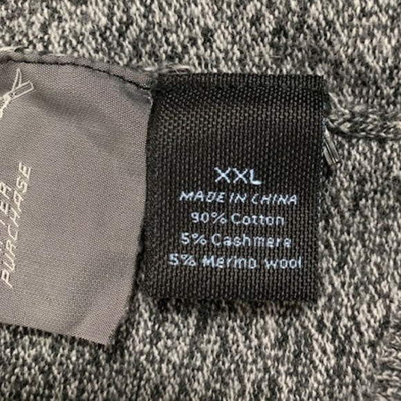 Marc Anthony Gray Marled Slim Fit Sweater - Picture 7 of 8